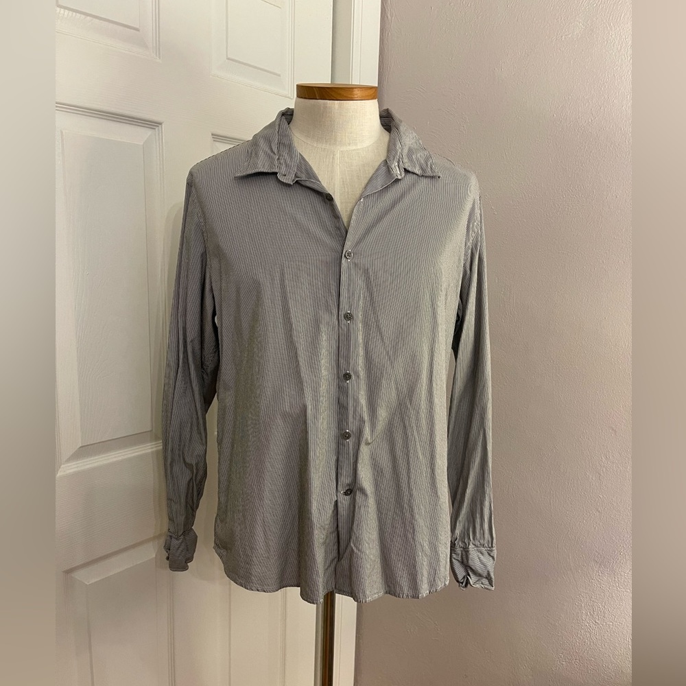 Mens John Varvatos cotton button down shirt. XXL